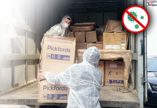 Автопарк ГК Фабрика Переезда проходит ежедневную комплексную дезинфекцию кабины и кузова